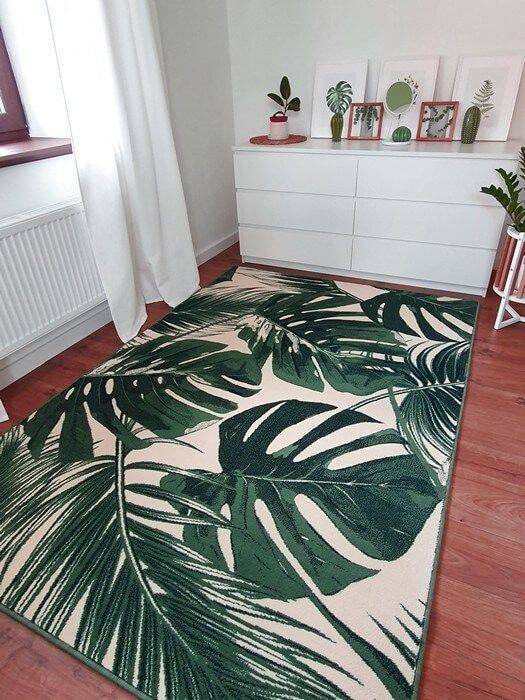 Ковер с цветами SCANDINAVIAN MONSTERA 9 Ковер с цветами SCANDINAVIAN MONSTERA 9